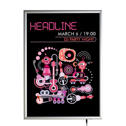 Kliklijst LED A4 25mm - Art Print