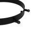 Stoepbord Round Tube A1 Zwart Deluxe voet