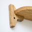Foto Wandplank Eikenhout Naturel 80 cm - Detail plankdrager