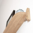 Foto Wandplank Eikenhout Ongelakt 80 cm - Detail onderkant