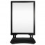 Stoepborden A1 Premium Zwart Front