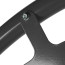 Stoepbord Round Tube A1 Grijs met wielen detail