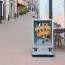 Stoepbord Premium Zilver A0 Sfeer