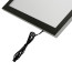 LED Bord Eco Magnetisch Zwart B1 - Hoek detail